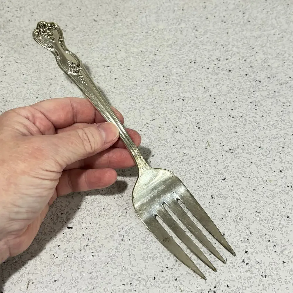 Silverplate Cold Meat Fork International Silver Inspiration - Magnolia c. 1951